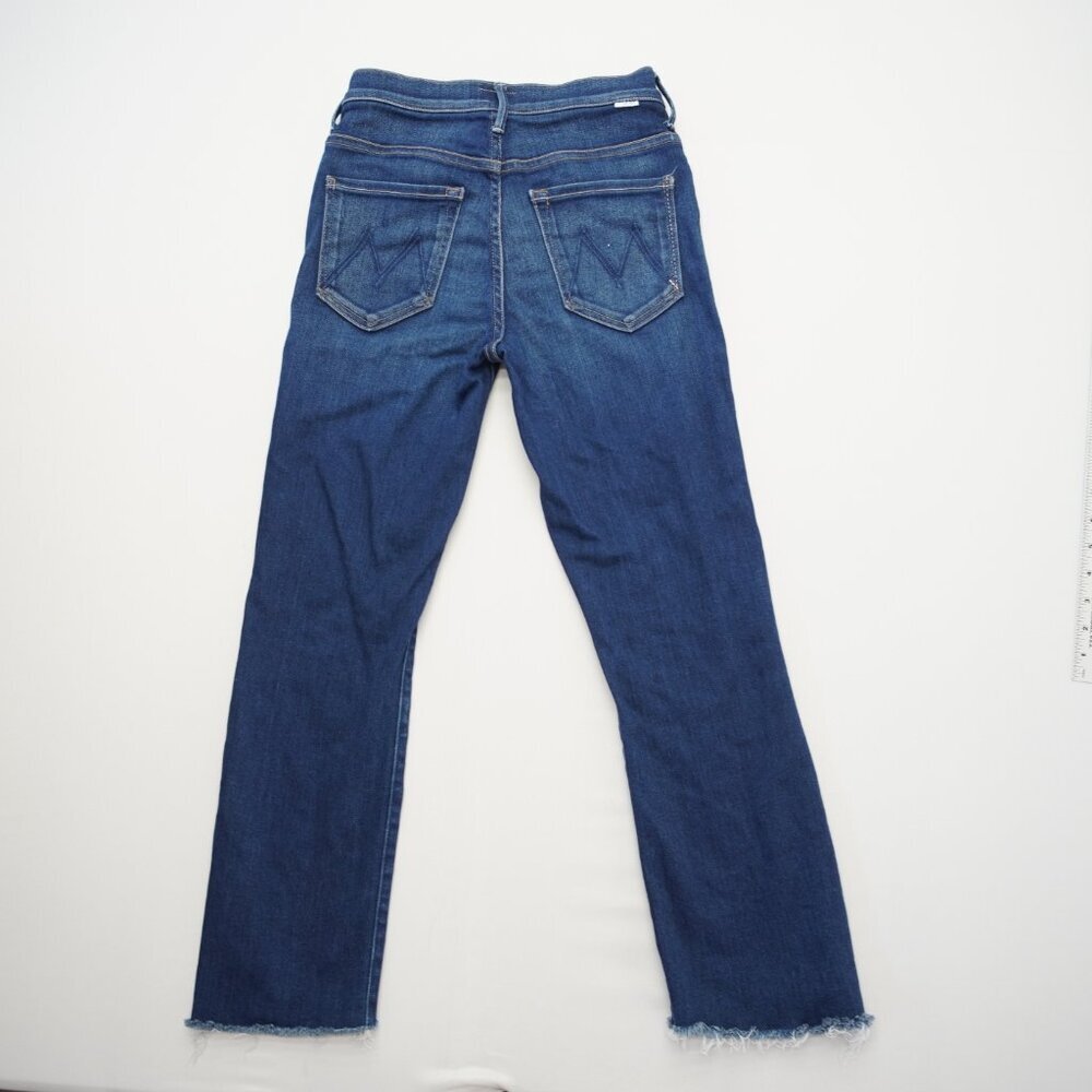 MOTHER The Insider Crop Step Fray Jeans in Home Movies‎ Size 26 - Picture 3 of 14
